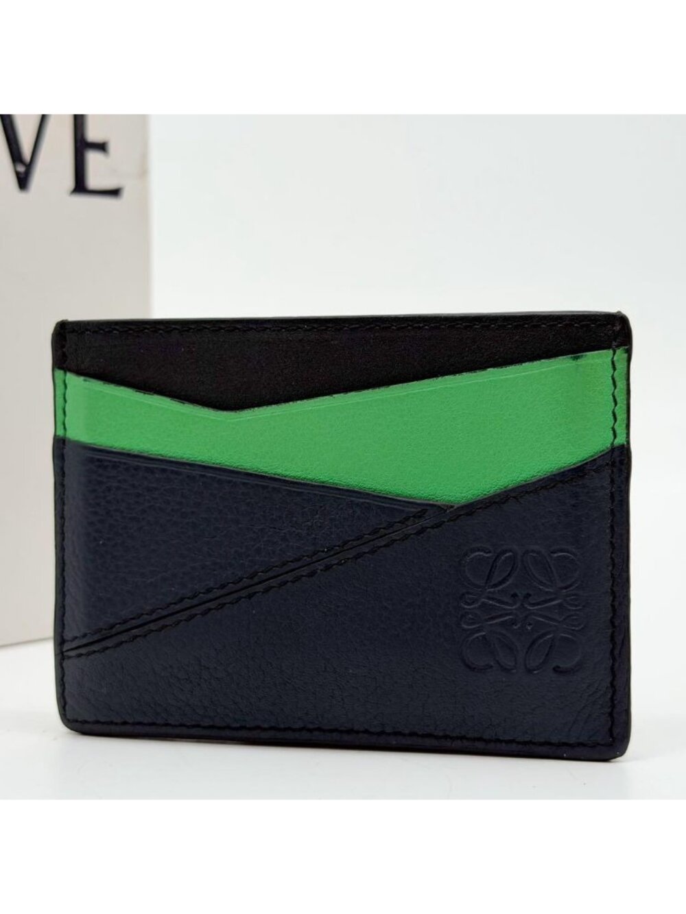 Loewe Anagram Card Case Puzzle Plain